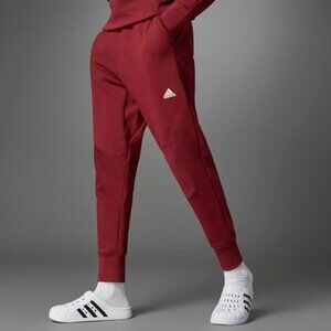 Adidas STUDIO LOUNGE FLEECE PANTS burgundy casual athletic